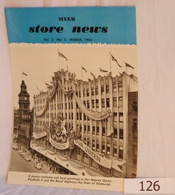 Newsletter - Pamphlet, Myer Store News March 1954, 1954_03