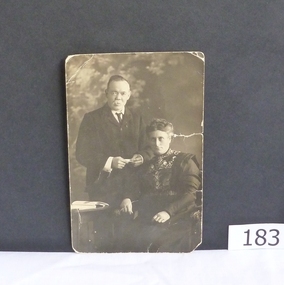 Photograph, David and Martha (Ruston) Medhurst, 1900c