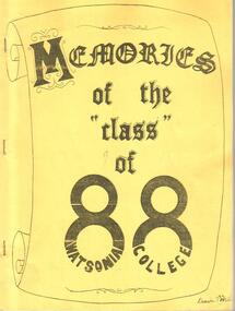 School Magazine, Memories of the 'class' of 1988 - Watsonia High School Yearbook WaHIGH, 1988_