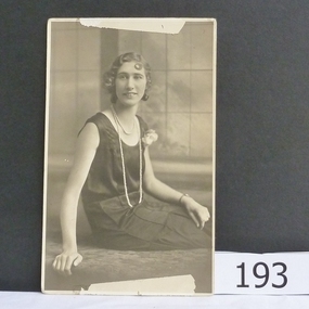 Photograph, Jessie May Partington, 1930c
