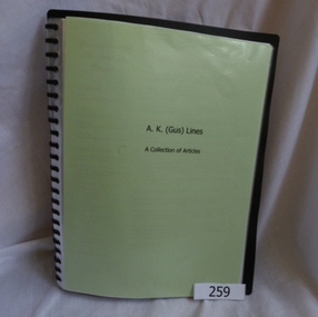 Folder, A.K. (Gus) Lines - A Collection of Articles, 1906o