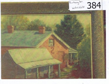 Photograph (copy), Willis Vale (section of painting), 1930c