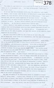 Article, Montmorency Who? by R. F. Riddiford 1985, 22/02/1985