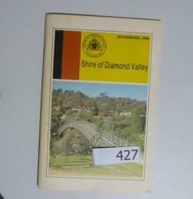 Book, Shire of Diamond Valley, Shire of Diamond Valley Handbook 1980, 1980_