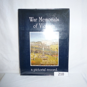 Book, War Memorials of Victoria: a pictorial record, 1994_
