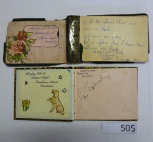 Autograph Books, Autograph books of Shirley Fraser (nee Black), 1950c