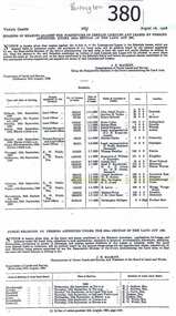 Article, Victoria Gazette, Forfeiture of Lease 1908, 25/08/1908