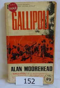 Book, Alan Moorehead, Gallipoli: by Alan Moorehead, 1963_