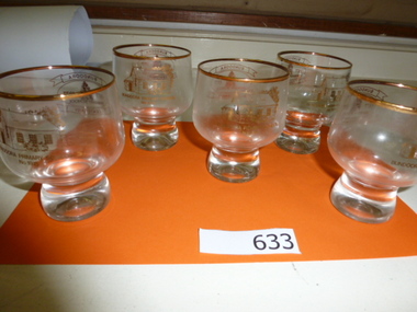 Glasses, Bundoora Primary School Centenary 1877-1977 commemorative glasses, 1977_