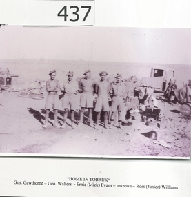 Photograph, Home in Tobruk, 1941c