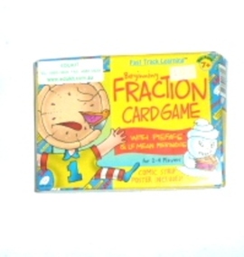 Educational aid, Beginning fraction card game LP1295, 1980c