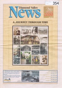 Newspaper, Diamond Valley Leader, A Journey Through Time, 17/11/1999
