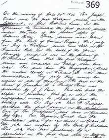 Manuscript, Medhurst manuscript on First Wesleyan Service on Batman Hill, 24/04/1836