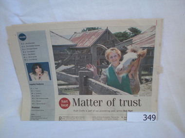 Newspaper clipping, Matter of Trust, 24/01/2004