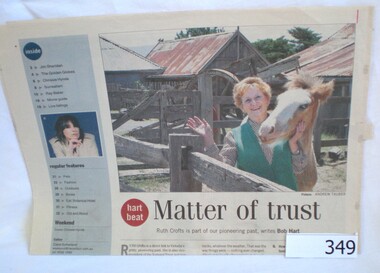 Article - Newspaper clipping, Matter of Trust, 24/01/2004