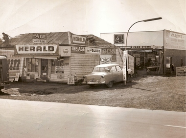 Photographs, Harold Fraser's store Bundoora, 1950s