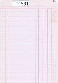 Document - Accounts, Lacy-Partington accounts, 1933-1938