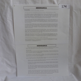 Article, Greensborough RSL, Memorabilia: Did You Know [Article on water powered flour mills], 1842o