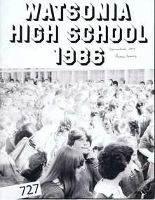 School Magazine, Watsonia High School Yearbook. 1986 - WaHIGH, 1986_