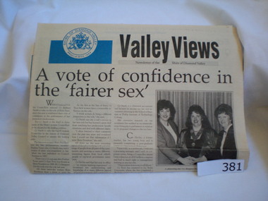 Magazine, Shire of Diamond Valley, Valley Views. October1991. October/November 1994, 1991_10