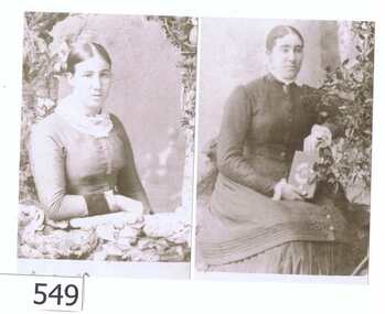 Photograph - Photograph (copy), Prudence Partington and Maria Partington, 1883c