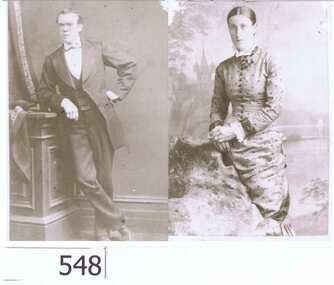 Photograph (copy), David Medhurst and Martha Medhurst (nee Ruston), 1880c