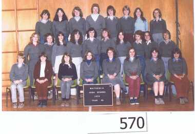 School Photograph, Watsonia High School 1979, Year 4B - WaHIGH, 1979_