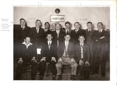 Photograph (copy), Unknown, Greensborough Fishing Club, 1940s