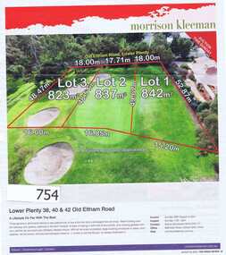 Advertisement, Fairfax Media, Lower Plenty 38, 40 & 42 Old Eltham Road, 22/08/2012