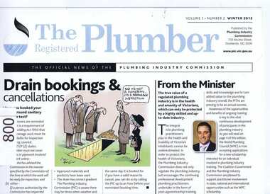 Newspaper, The Plumber. Volume 1 Number 2, Winter 2012, 2012_06