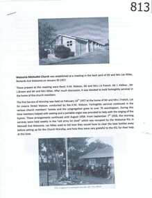 Article, Watsonia Uniting Church, 1957o