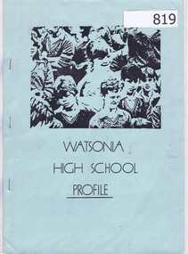 Booklet, Watsonia High School Profile, 1986_