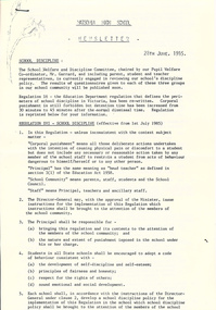 Newsletter, Watsonia High School Newsletter 28th June 1985, 28/06/1985