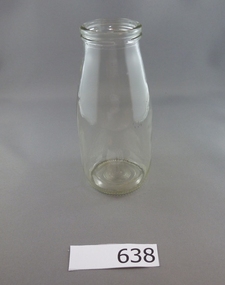 Bottle, Unknown, Glass Fruit Juice Bottle, 1980c