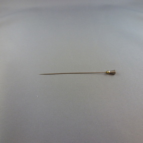 Hat Pin, Unknown, Metal hat pin, 1930c