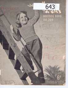 Books, Collection of knitting books, 1947-1978