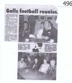 Newspaper Clipping (copy), Gulls football reunion, 1932_