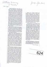 Article, Jessop, John Cecil (1892-1968), 1892-1968