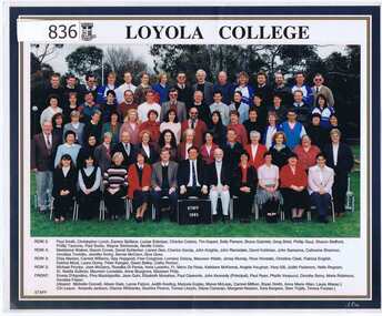 Photograph, Loyola College Staff Photograph 1995, 1995_