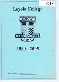 Book, Loyola College 1980-2005, 1980-2005