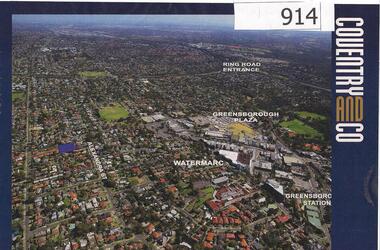 Photograph, Diamond Valley Leader, Greensborough: Aerial photograph, 21/05/2013