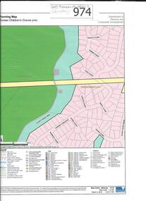 Map, Pioneer children's graves precinct, 1848-1860