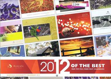 Calendar, Banyule City Council, Banyule Community Calendar 2012: 12 of the best; our top picks from past calendars, 2012_