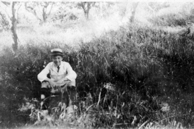Photograph - Digital Image, Alan Partington as a young man, 1922c