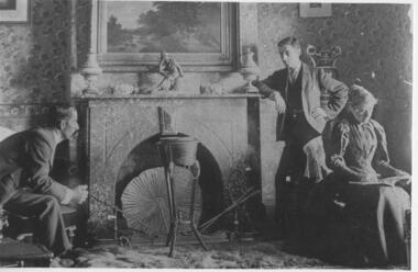 Photograph - Digital image, Saxam interior, 1896_