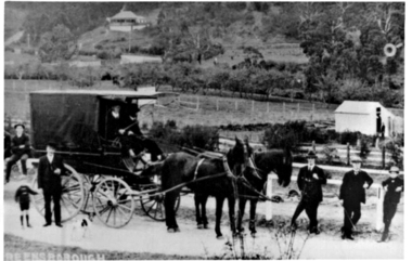 Photograph - Digital image, View from Greensborough station, 1920c