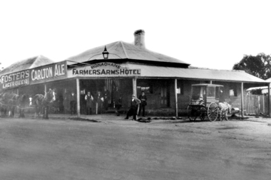 Photograph - Digital image, Farmers Arms Hotel Greensborough, 1924c