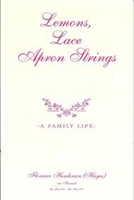 Book, Ian Henderson, Lemons, lace and apron strings: a family life / Florence Henderson, 2011_