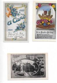 Postcards, Copies of Postcards sent to members of the Whatmough family, 20th century, 1908-1930