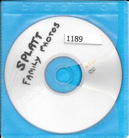 DVD (photographs), Splatt family photos, 1914-1935